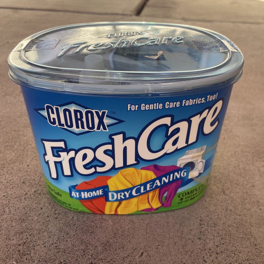 Clorox Fresh Care At Home Dry Cleaning Kit Color Safe 4 Dryer Loads New